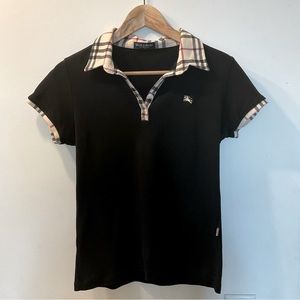 Burberry Polo Shirt with Signature Check Pattern